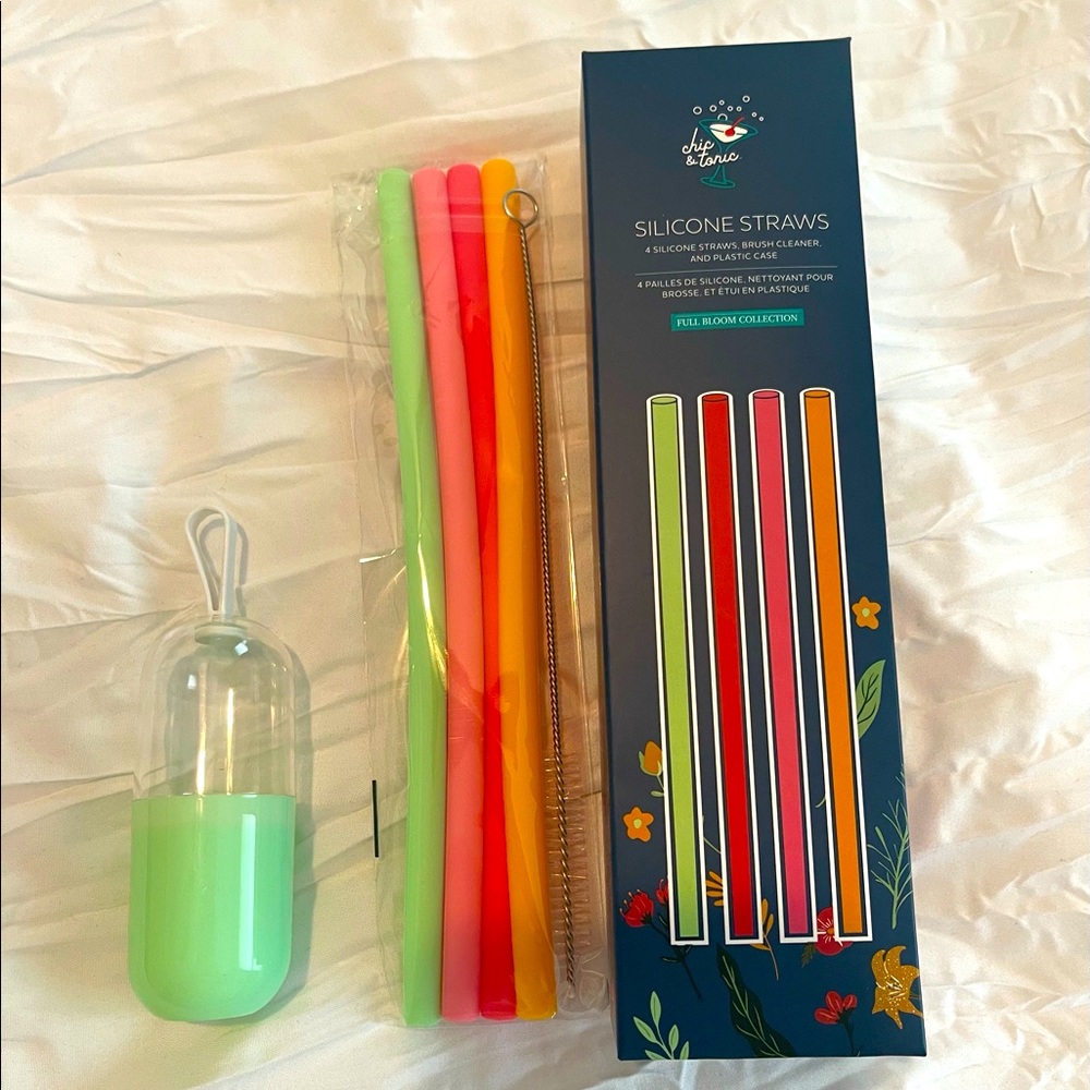 Chic & Tonic: Silicone Straws